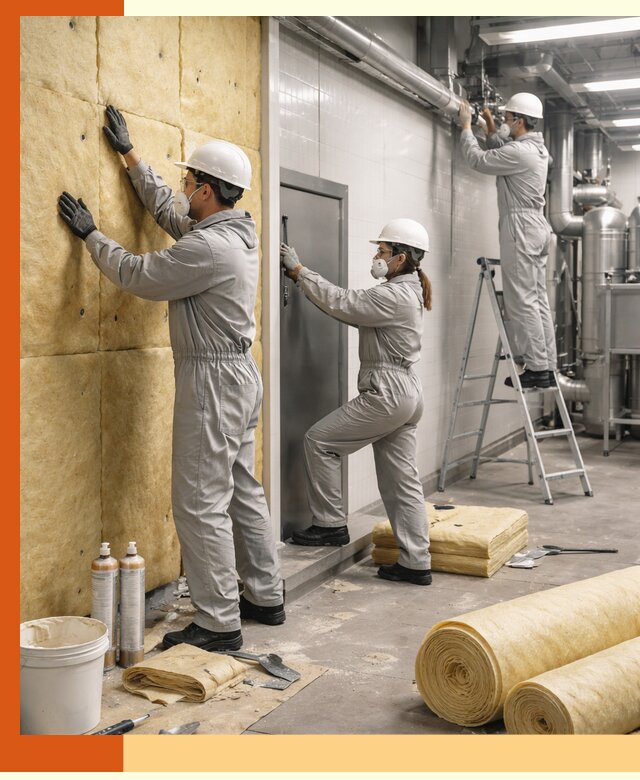 Утепление пищевого цеха под ключ в Костроме
